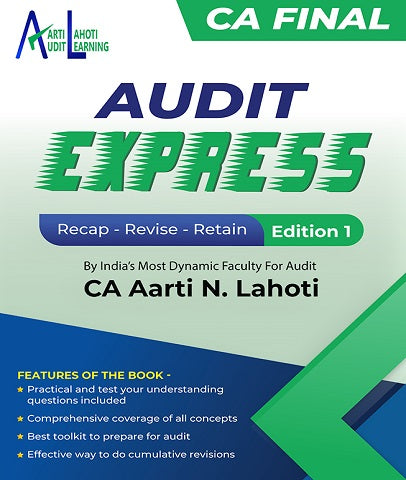 CA Final New Audit Express Revision Book By CA Aarti Lahoti