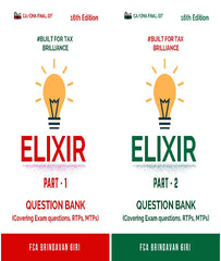 CA Final Elixir Question Bank (Vol 1-2) By CA Brindavan Giri