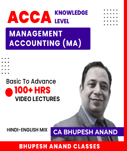 ACCA knowledge Level F2 Management Accounting Full Course By Bhupesh Anand - Zeroinfy