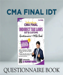CMA Final IDT Questionnaire and MCQs Book By CA Yashvant Mangal
