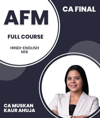 CA Final AFM Full Course By CA Muskan Kaur Ahuja