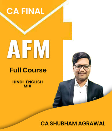 CA Final AFM Full Course By CA Shubham Agrawal
