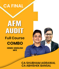 CA Final AFM and Audit Full Course Combo By CA Shubham Agrawal and CA Abhishek Bansal