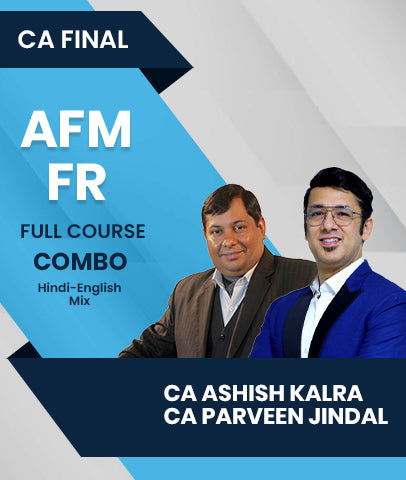 CA Final AFM and FR Full Course Combo By CA Ashish Kalra and CA Parveen Jindal
- Zeroinfy