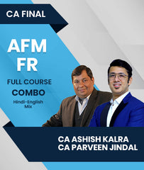 CA Final AFM and FR Full Course Combo By CA Ashish Kalra and CA Parveen Jindal
- Zeroinfy