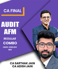 CA Final Audit and AFM Regular Batch Combo By CA Sarthak Jain and CA Adish Jain
- Zeroinfy
