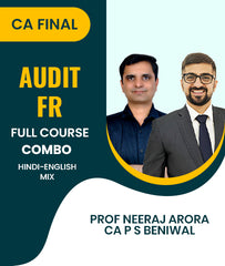 CA Final Audit and FR Full Course Combo By Prof Neeraj Arora and CA P S Beniwal