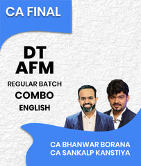 CA Final DT and AFM Regular Batch Combo In English By CA Bhanwar Borana and CA Sankalp Kanstiya - Zeroinfy