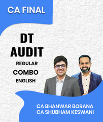 CA Final DT and Audit Regular Combo In English By CA Bhanwar Borana and CA Shubham Keswani - Zeroinfy