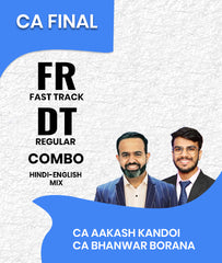 CA Final FR Fast Track and DT Regular Combo By CA Aakash Kandoi and CA Bhanwar Borana