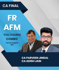 CA Final FR and AFM Full Course Combo By CA Parveen Jindal and CA Adish Jain - Zeroinfy