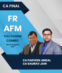 CA Final FR and AFM Full Course Combo By CA Parveen Jindal and CA Gaurav Jain - Zeroinfy