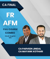 CA Final FR and AFM Full Course Combo By CA Parveen Jindal and CA Mayank Kothari - Zeroinfy