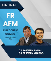 CA Final FR and AFM Full Course Combo By CA Parveen Jindal and CA Praveen Khatod - Zeroinfy