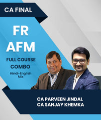 CA Final FR and AFM Full Course Combo By CA Parveen Jindal and CA Sanjay Khemka - Zeroinfy