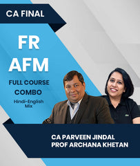 CA Final FR and AFM Full Course Combo By CA Parveen Jindal and Prof Archana Khetan - Zeroinfy