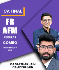 CA Final FR and AFM Regular Batch Combo By CA Sarthak Jain and CA Adish Jain
- Zeroinfy