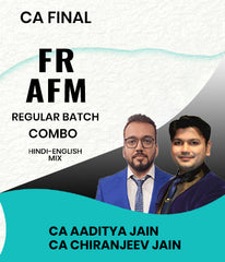 CA Final FR and AFM Regular Combo By CA Chairanjeev Jain and CA Aaditya Jain - Zeroinfy
