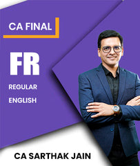 CA Final Financial Reporting (FR) Regular In English By CA Sarthak Jain
- Zeroinfy