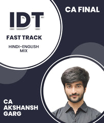 CA Final Indirect Tax (IDT) Fast Track By CA Akshansh Garg - Zeroinfy