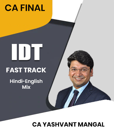 CA Final Indirect Tax (IDT) Fast Track By CA Yashvant Mangal
 - Zeroinfy