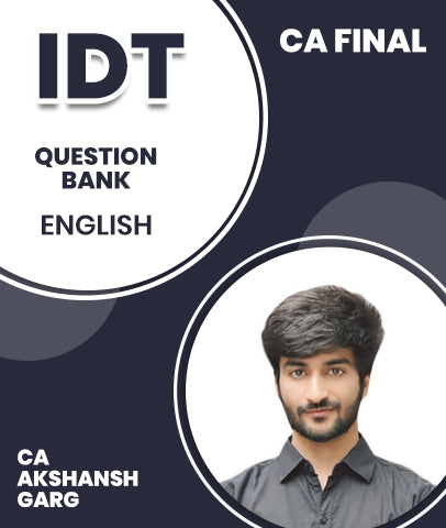 CA Final Indirect Tax (IDT) Question Bank By CA Akshansh Garg
- Zeroinfy