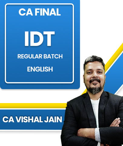 CA Final Indirect Tax (IDT) Regular Batch In English By CA Vishal Jain - Zeroinfy