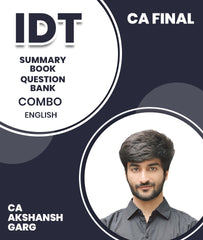 CA Final Indirect Tax (IDT) Summary Book and Question Bank Combo By CA Akshansh Garg
- Zeroinfy