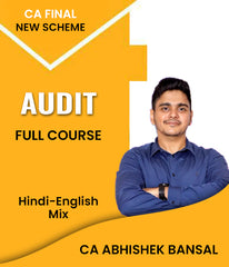 CA Final New Scheme Audit Full Course By Abhishek Bansal - Zeroinfy