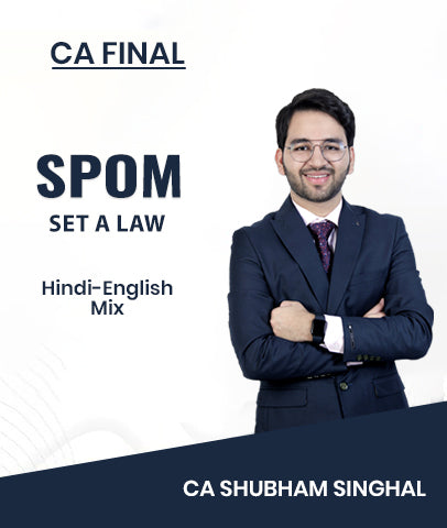 CA Final SPOM Set A Law Lectures By CA Shubham Singhal
 - Zeroinfy