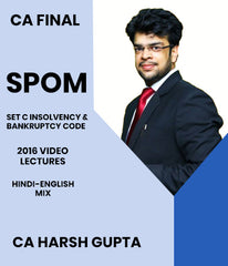 CA Final SPOM Set C Insolvency and Bankruptcy Code 2016 Lectures By CA Harsh Gupta - Zeroinfy