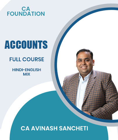 CA Foundation Accounting Full Course By CA Avinash Sancheti