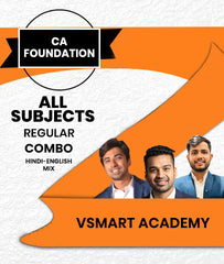 CA Foundation All Subjects Combo Regular Batch with Live Guidance By Vsmart