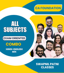 CA Foundation All Subjects Exam Oriented Combo By Swapnil Patni Classes
- Zeroinfy