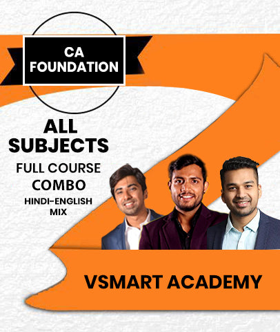 CA Foundation All Subjects Full Course Combo By Vsmart Academy - Zeroinfy