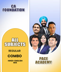 CA Foundation All Subjects Regular Combo By Pace Academy - Zeroinfy