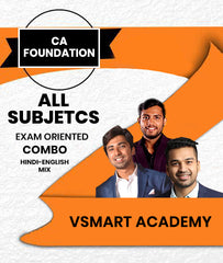 CA Foundation All Subjects Exam Oriented Combo By Vsmart Academy