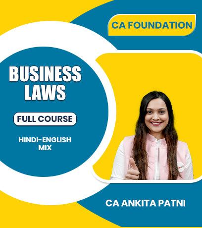 CA Foundation Business Laws Full Course By CA Ankita Patni
- Zeroinfy