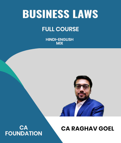 CA Foundation Business Laws Full Course By CA Raghav Goel
- Zeroinfy