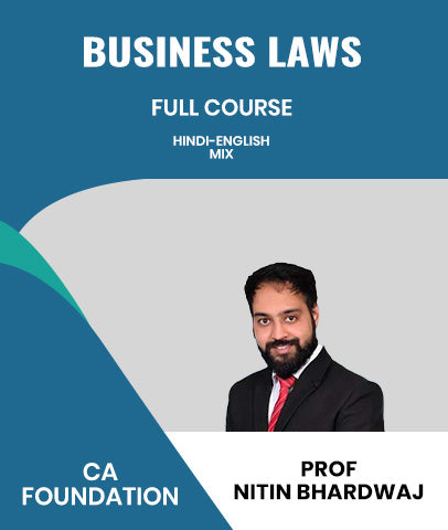 CA Foundation Business Laws Full Course By Professor Nitin Bhardwaj
- Zeroinfy
