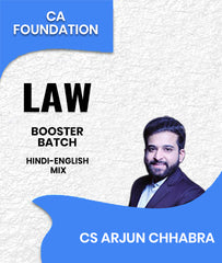 CA Foundation Law Booster Batch By CS Arjun Chhabra - Zeroinfy