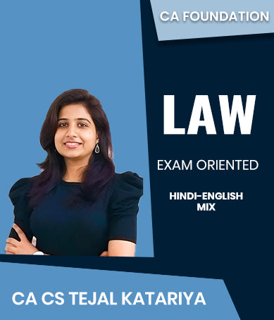 CA Foundation Law Exam Oriented | CA CS Tejal Katariya