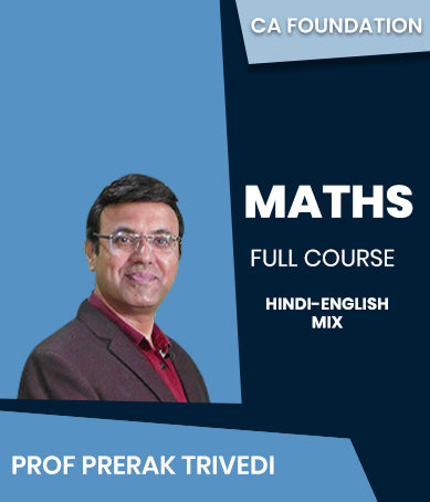 CA Foundation Maths Full Course By Prof Prerak Trivedi - Zeroinfy
