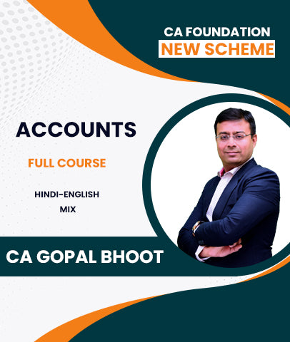 CA Foundation  Accounts Full Course By CA Gopal Bhoot - Zeroinfy