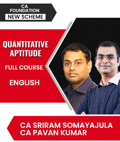 CA Foundation New Scheme Quantitative Aptitude English By Indigolearn