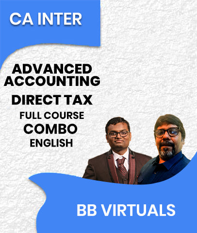 CA Inter Advanced Accounting and Direct Tax Full Course Combo In English By BB Virtuals - Zeroinfy