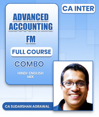 CA Inter Advanced Accounting and FM Full Course Combo By CA Sudarshan Agrawal