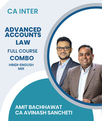 CA Inter Advanced Accounting and Law Full Course Combo By Amit Bachhawat and CA Avinash Sancheti