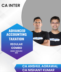 CA Inter Advanced Accounting and Taxation Regular Combo By CA Anshul Agrawal and CA Nishant Kumar
- Zeroinfy