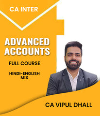 CA Inter Advanced Accounts Full Course By CA Vipul Dhall